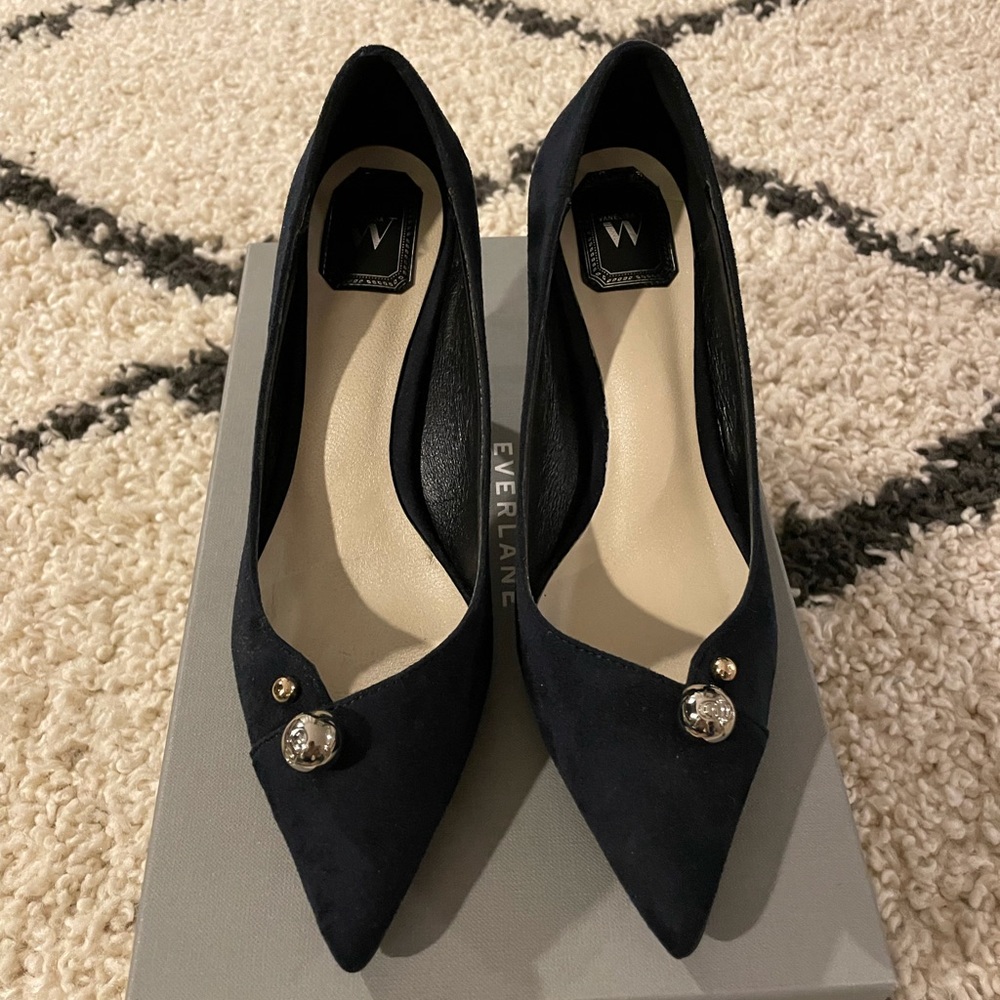 High heels navy Dior style